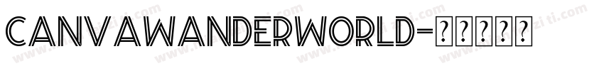 CanvaWanderWorld字体转换