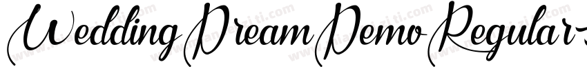 WeddingDreamDemoRegular字体转换