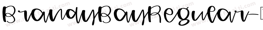 BrandyBayRegular字体转换