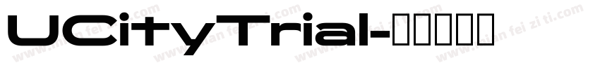 UCityTrial字体转换
