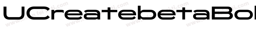 UCreatebetaBold-Bold字体转换
