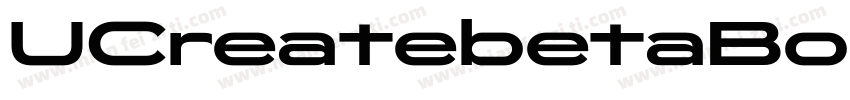 UCreatebetaBold-Bold字体转换