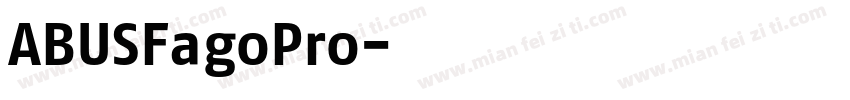 ABUSFagoPro字体转换