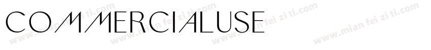 CommercialUse字体转换