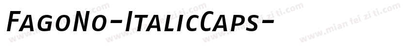 FagoNo-ItalicCaps字体转换
