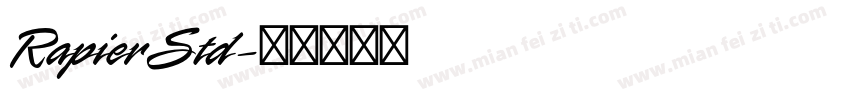 RapierStd字体转换
