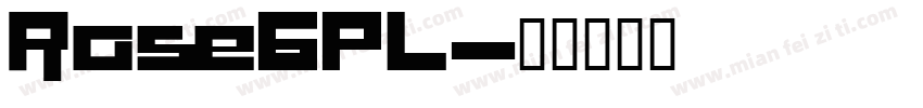 RaseGPL字体转换
