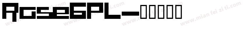 RaseGPL字体转换