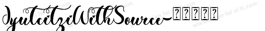 JyutcitziWithSource字体转换