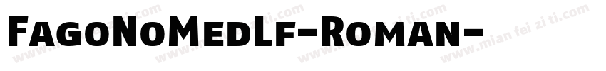FagoNoMedLf-Roman字体转换