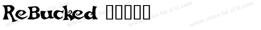 ReBucked字体转换