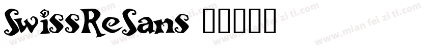 SwissReSans字体转换