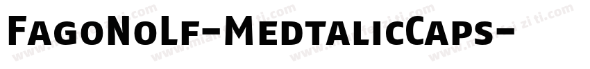 FagoNoLf-MedtalicCaps字体转换