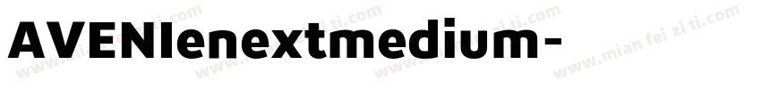 AVENIenextmedium字体转换