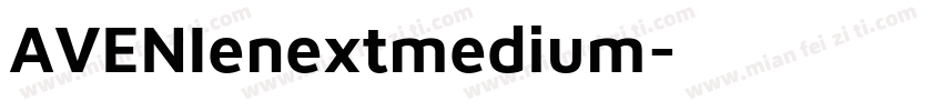 AVENIenextmedium字体转换