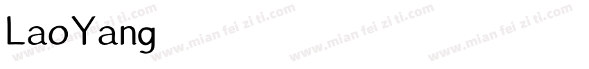 LaoYang字体转换
