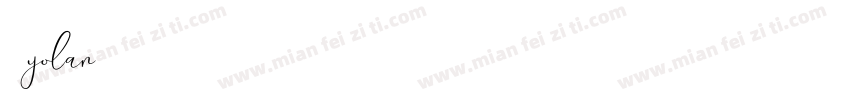 --yolan-字体字体转换