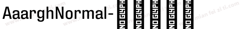 AaarghNormal字体转换