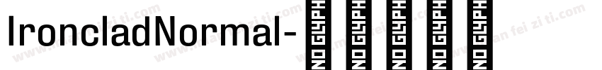 IroncladNormal字体转换