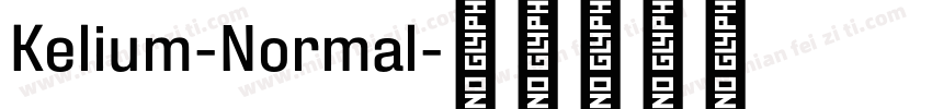 Kelium-Normal字体转换