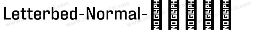Letterbed-Normal字体转换