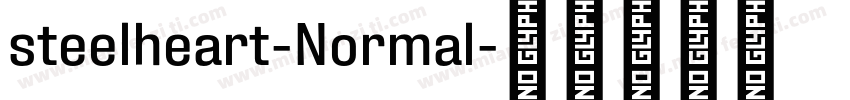 steelheart-Normal字体转换