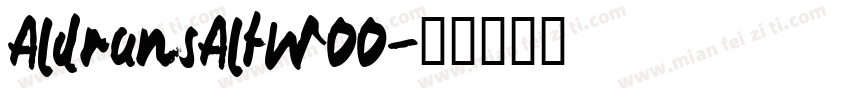 AldransAltW00字体转换