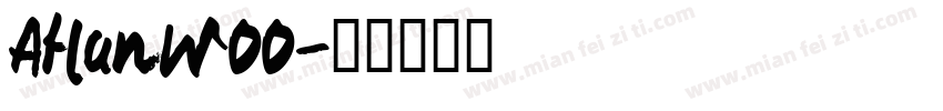 AtlanW00字体转换