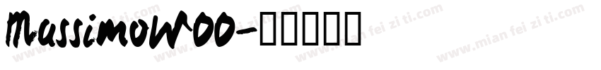 MassimoW00字体转换