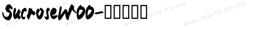 SucroseW00字体转换