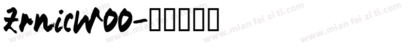 ZrnicW00字体转换