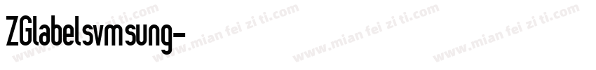 ZGlabelsvmsung字体转换