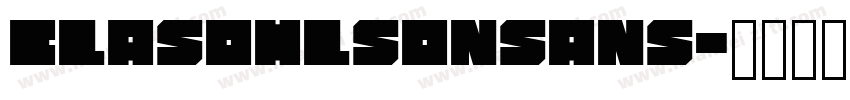 ClasOhlsonSans字体转换