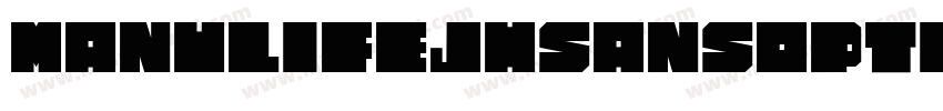 ManulifeJHSansOptimized字体转换