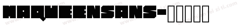 MaqueenSans字体转换