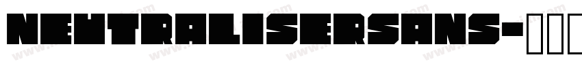 NeutraliserSans字体转换