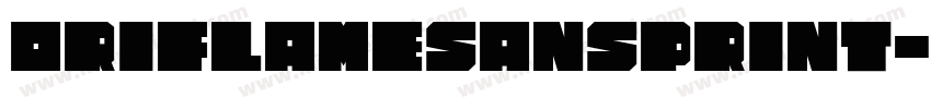 OriflameSansPrint-B字体转换