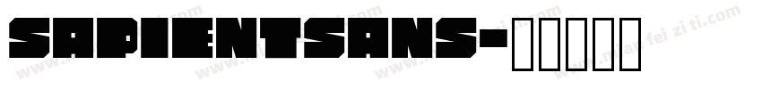 SapientSans字体转换