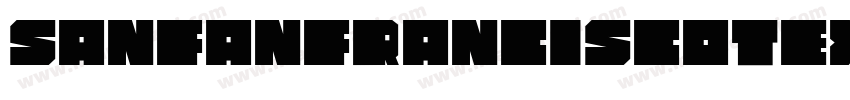 sanfanfranciscotext字体转换