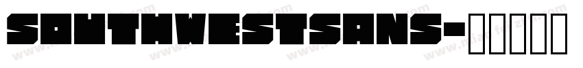 southwestSans字体转换