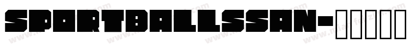 sportballssan字体转换