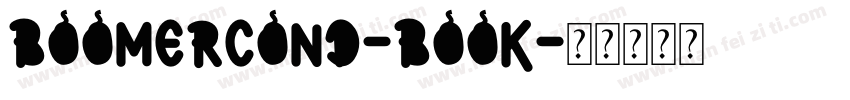 BoomerCond-Book字体转换