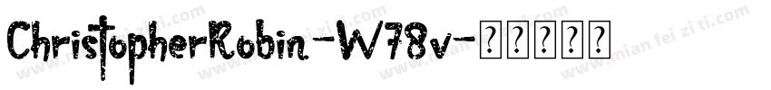 ChristopherRobin-W78v字体转换