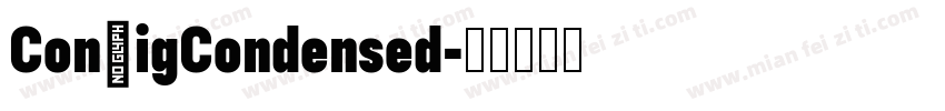 ConfigCondensed字体转换
