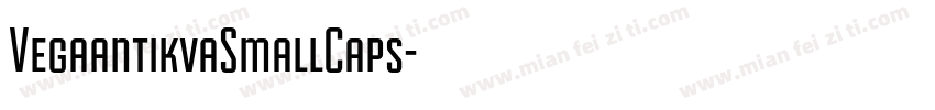 VegaantikvaSmallCaps字体转换