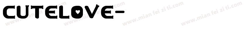 CuteLove字体转换