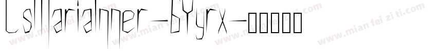 CsMariaInner-6Yyrx字体转换