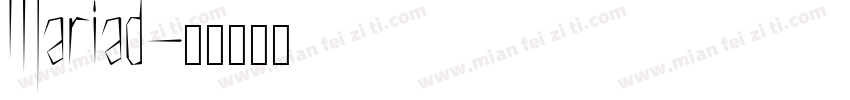 Mariad字体转换