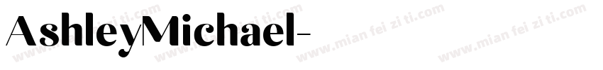AshleyMichael字体转换