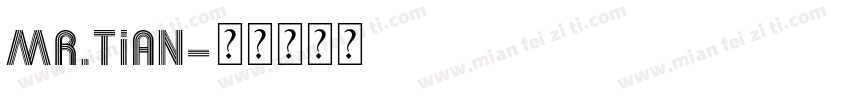 Mr.tian字体转换